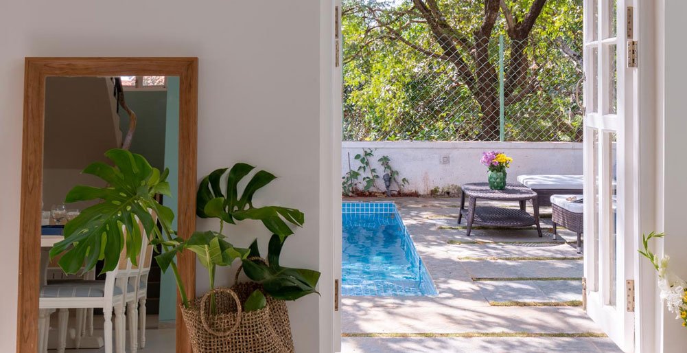 Colina - Villa D - Door towards the pool